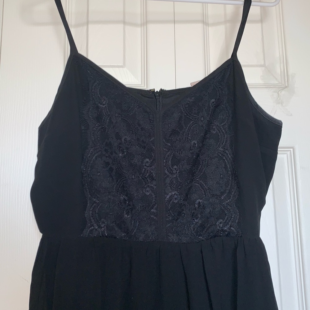 Forever 21 Black Lace Detail Dress